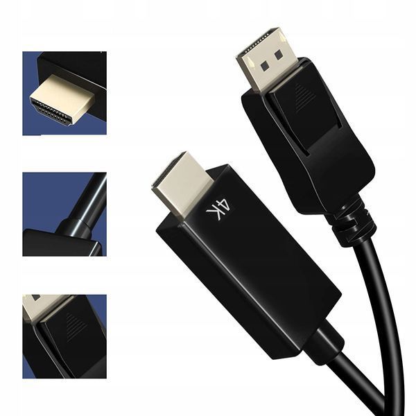 Кабель дисплей port для hdmi dp порт дисплея 4K 2390 фото