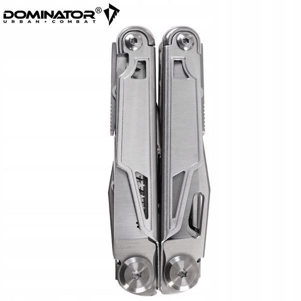 Мультитул DOMINATOR серебристый 14в1 инструмент с битами чехлом для ремонта кемпинга 2238 фото