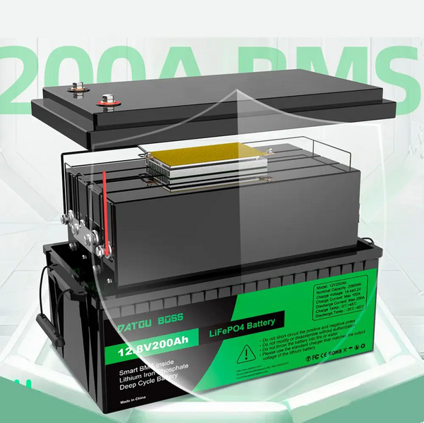 Аккумулятор LiFePO4 DATOU BOSS 12.8V 200Ah с BMS 12V200Ah фото