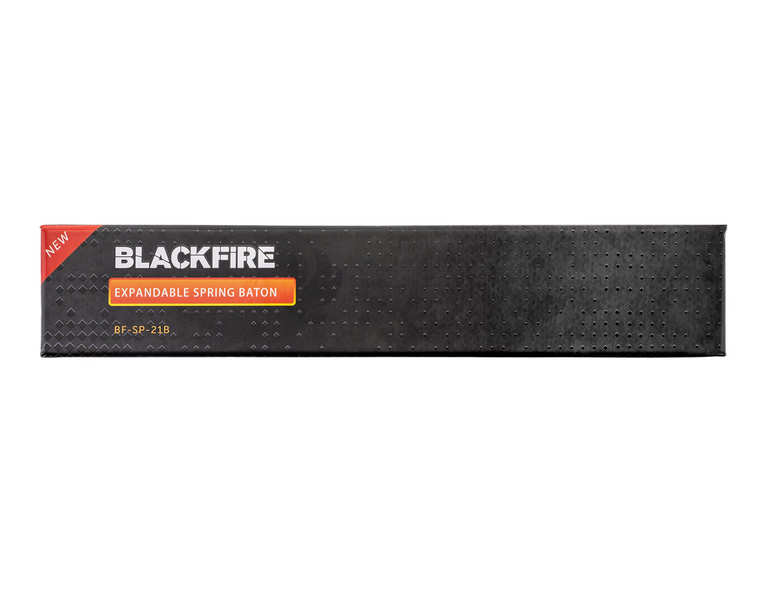 Телескопическая палка Blackfire Spring 21" (53 см) черная с чехлом для самозащиты 2655 фото