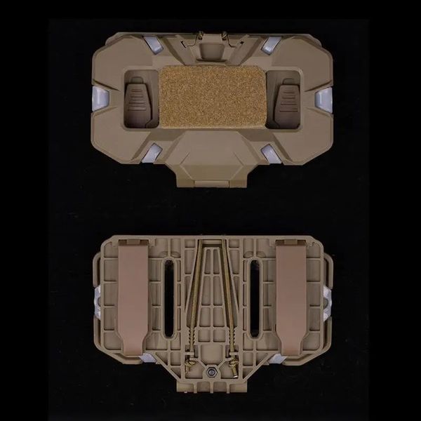 Кріплення телефона на бронежилет Тактичний чохол для смартфона койот Тактичний тримач для телефона 2490265455 фото