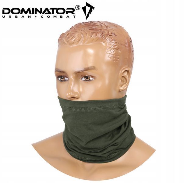 Баф шарф-труба Dominator оливковая многофункциональная балаклава защита от ветра холода пыли 2249 фото