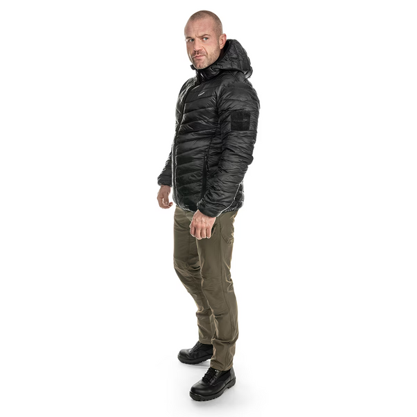 Куртка двухсторонняя Texar 4XL черно-серая мужская утепленная синтетическим пухом тактическая 2665 фото