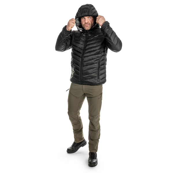 Куртка двухсторонняя Texar 4XL черно-серая мужская утепленная синтетическим пухом тактическая 2665 фото
