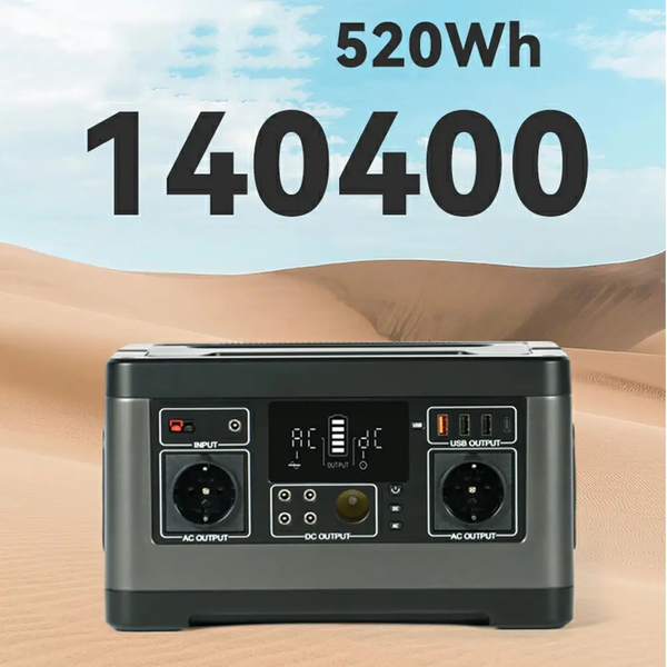 Портативная зарядная станция FlashFish P63 520 Вт/220 В электростанция для дома и путешествий 2616 фото