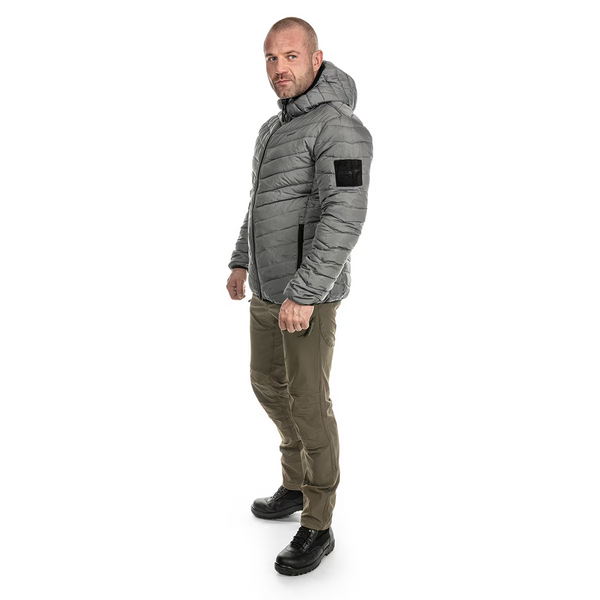 Куртка двухсторонняя Texar 4XL черно-серая мужская утепленная синтетическим пухом тактическая 2665 фото