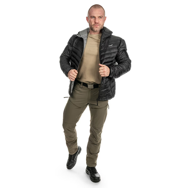 Куртка двухсторонняя Texar 4XL черно-серая мужская утепленная синтетическим пухом тактическая 2665 фото