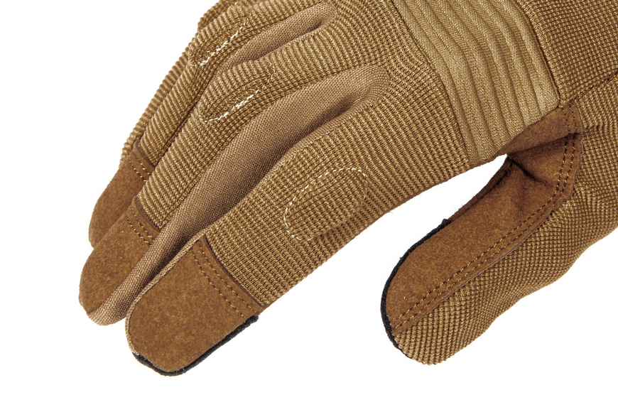 Рукавички Armored Claw CovertPro коричневі M для жаркої погоди сенсорні анатомічні захисні 2199 фото