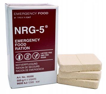Военный пищевой рацион NRG-5 Экстренный сухой паек для ЗСУ Энергетический паек длительного хранения 2302 фото