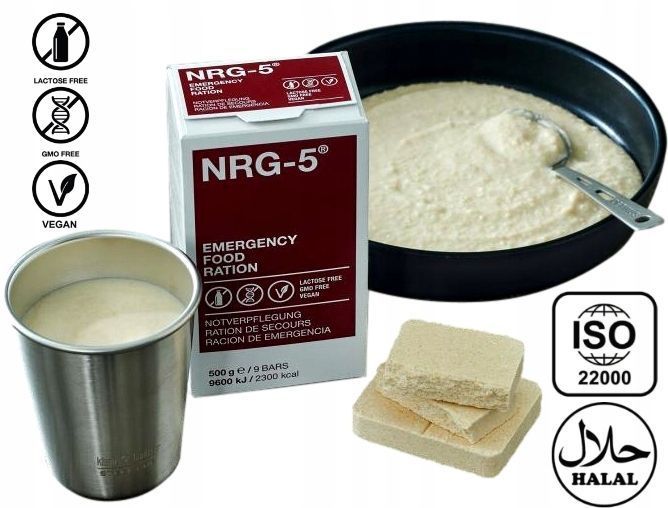 Военный пищевой рацион NRG-5 Экстренный сухой паек для ЗСУ Энергетический паек длительного хранения 2302 фото