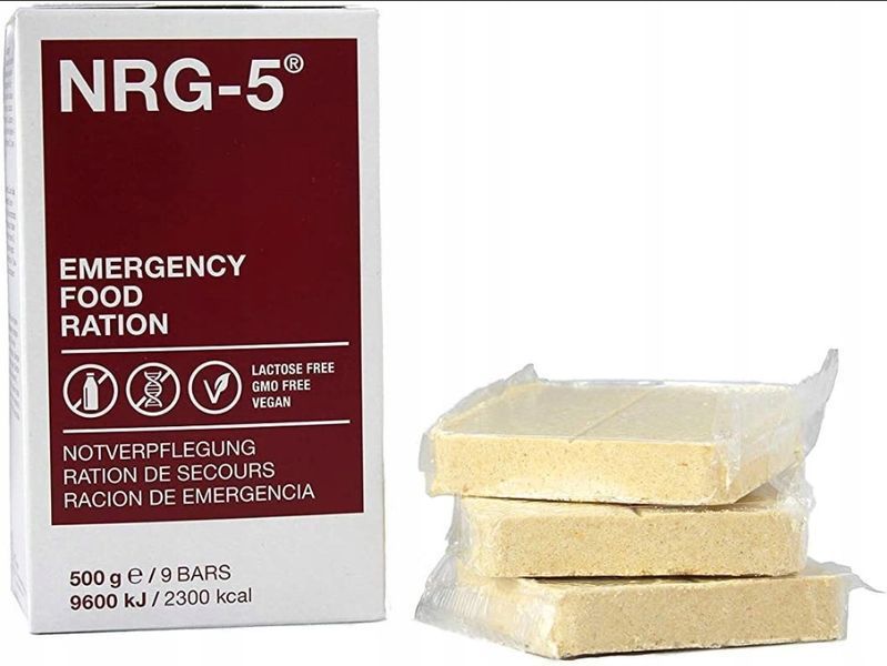 Военный пищевой рацион NRG-5 Экстренный сухой паек для ЗСУ Энергетический паек длительного хранения 2302 фото