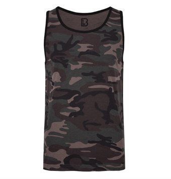 Камуфлляжная армейская летняя майка Brandit Dark Camo, футболка без рукавов Brandit XXL 2199807287 фото