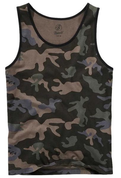 Камуфлляжная армейская летняя майка Brandit Dark Camo, футболка без рукавов Brandit XXL 2199807287 фото