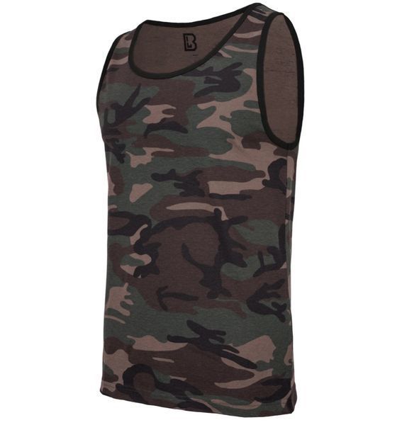 Камуфлляжная армейская летняя майка Brandit Dark Camo, футболка без рукавов Brandit XXL 2199807287 фото