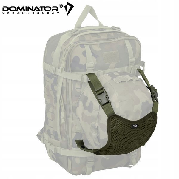 Тримач для шолома Dominator олива сітчастий на рюкзак забезпечує стабільну фіксацію 2253 фото