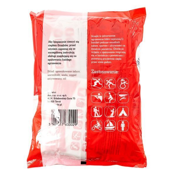 Химическая грелка для рук Body Hot Pack Warmer 10 шт до 10 часов тепла 95х55 мм одноразовые 2620 фото