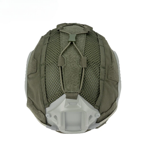 Тактический кавер IDOGEAR для шлема зеленый с карманом под батарею NVG 2356 фото