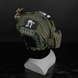 Тактический кавер IDOGEAR для шлема зеленый с карманом под батарею NVG 2356 фото 5