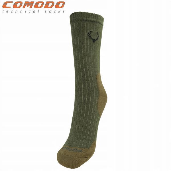Тактические носки летние Comodo 35-38 хаки бамбуковые для ЗСУ охотников 2306 фото