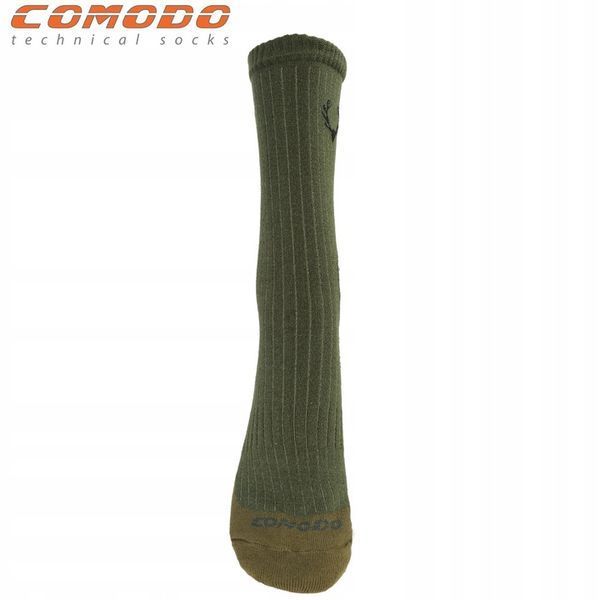 Тактические носки летние Comodo 35-38 хаки бамбуковые для ЗСУ охотников 2306 фото