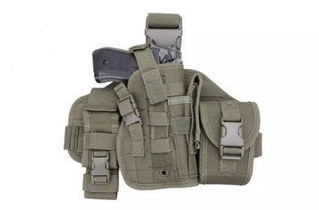 Кобура на бедро, модульная панель набедренная кобура GFC Tactical олива 1086 фото