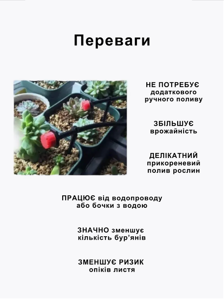 Система капельного полива 25м шланг 30 форсунок тройники комплект для сада теплицы клумбы 2164 фото