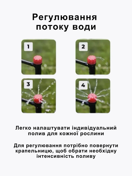 Система капельного полива 25м шланг 30 форсунок тройники комплект для сада теплицы клумбы 2164 фото