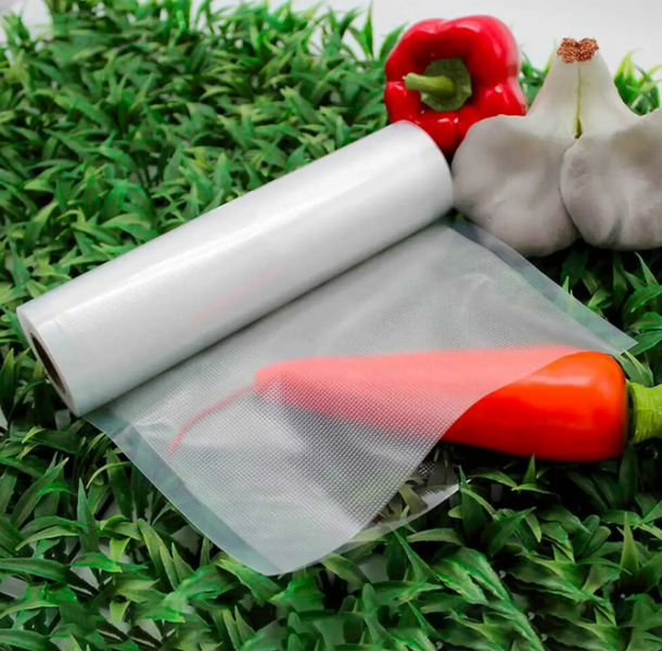 Плівка для вакууматора 20 см &times; 5 м харчова для тривалого зберігання продуктів (XJ6073) 2764 фото