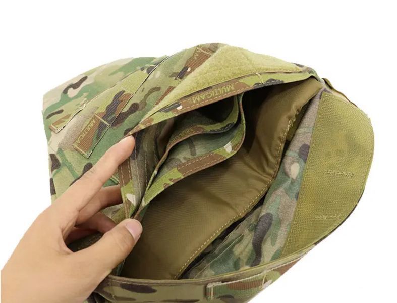 Подсумок напашник мультикам, напашник фартух на MOLLE, подсумок для балистической защиты выдерживает до 100 кг 2191189765 фото