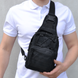 Сумка через плечо Nela-Styl черная Molle 13х26х7 см универсальная сумка на плечо спортивная для планшета велоспорта путешествий 2010 фото 4