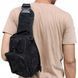 Сумка через плечо Nela-Styl черная Molle 13х26х7 см универсальная сумка на плечо спортивная для планшета велоспорта путешествий 2010 фото 3