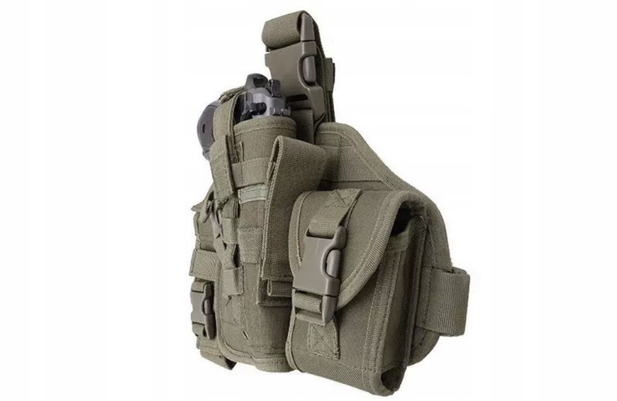 Кобура на бедро, модульная панель набедренная кобура GFC Tactical олива 1086 фото