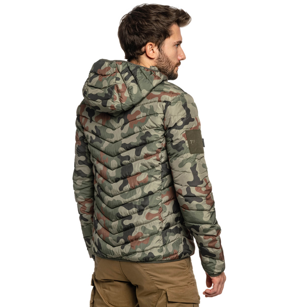 Куртка двухсторонняя Texar 4XL оливково-камуфляжная мужская утепленная синтетическим пухом тактическая 2672 фото