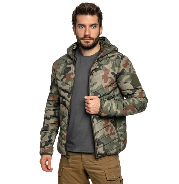 Куртка двухсторонняя Texar 4XL оливково-камуфляжная мужская утепленная синтетическим пухом тактическая 2672 фото