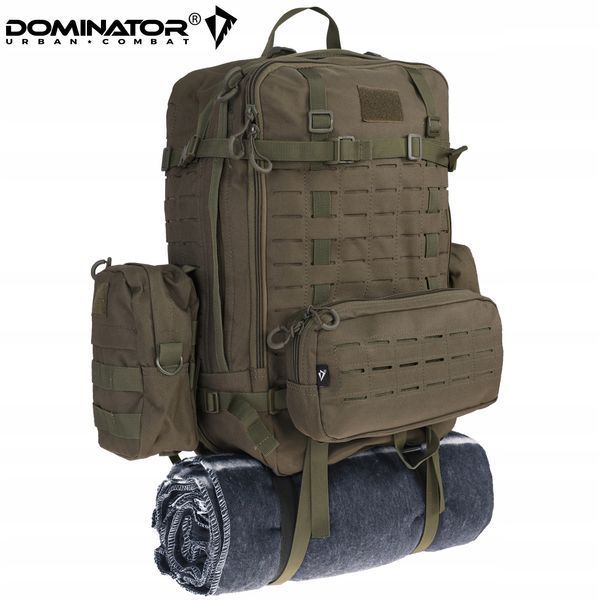 Одеяло Dominator 150&times;200 см серое с компрессионными ремнями для туризма армии кемпинга 2289 фото