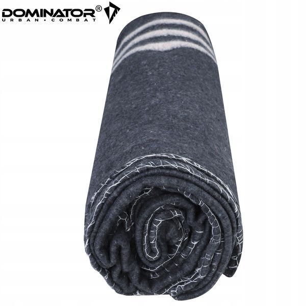 Одеяло Dominator 150&times;200 см серое с компрессионными ремнями для туризма армии кемпинга 2289 фото