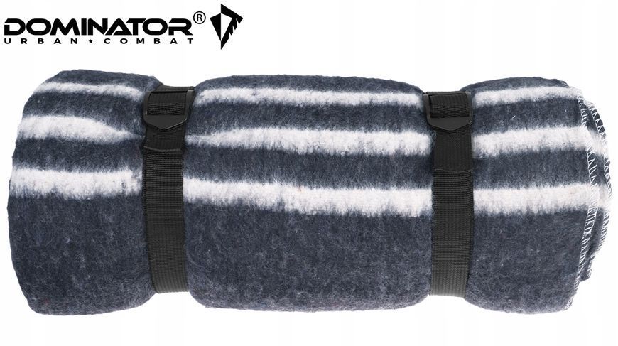 Одеяло Dominator 150&times;200 см серое с компрессионными ремнями для туризма армии кемпинга 2289 фото