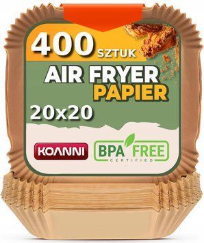 Формы для выпечки Koanni 400 шт 20x20 см квадратные пергаментные 2408 фото
