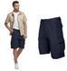Тактические летние шорты Brandit выше колен BDU Ripstop Shorts синие XXL 2178861745 фото 4