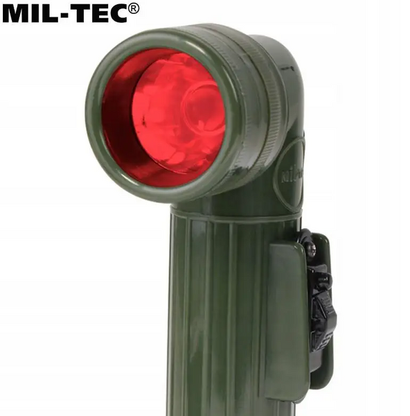 Г-образный фонарь Mil-Tec с фильтрами LED оливковый ЗСУ тактический подвесной 2309 фото