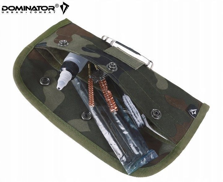 Набор для чистки оружия Dominator калибра 5.56 мм в камуфляжном чехле подходит для M16 AR-15 GROT AR-15 HK G36 2310 фото