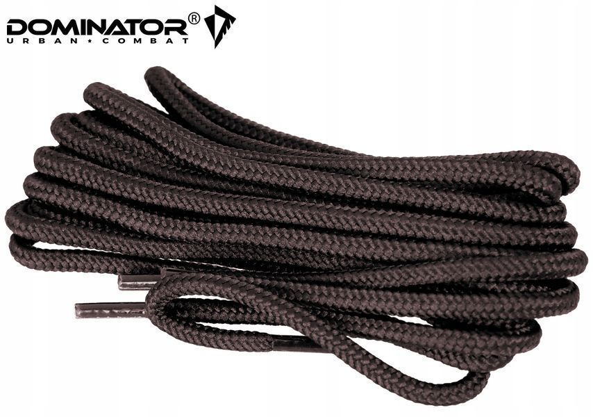 Шнурки Dominator 140 см коричневые полиэстер для берцев армейской и треккинговой обуви 2260 фото