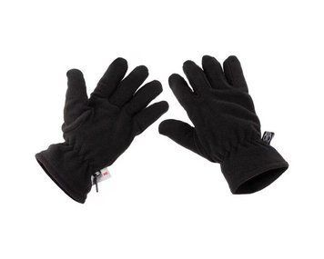 Перчатки флисовые MFH Thinsulate Fleece Gloves чорные XL 2233445764 фото