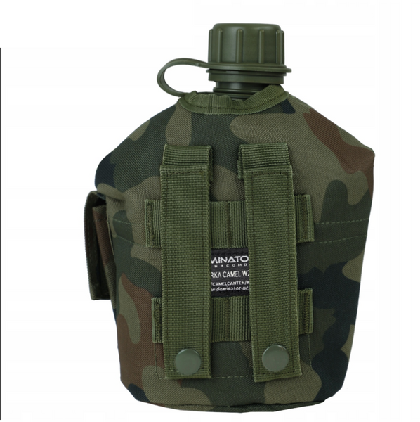 Полевая фляга Dominator 1 л с кружкой и чехлом MOLLE для военных и туристов 2115 фото