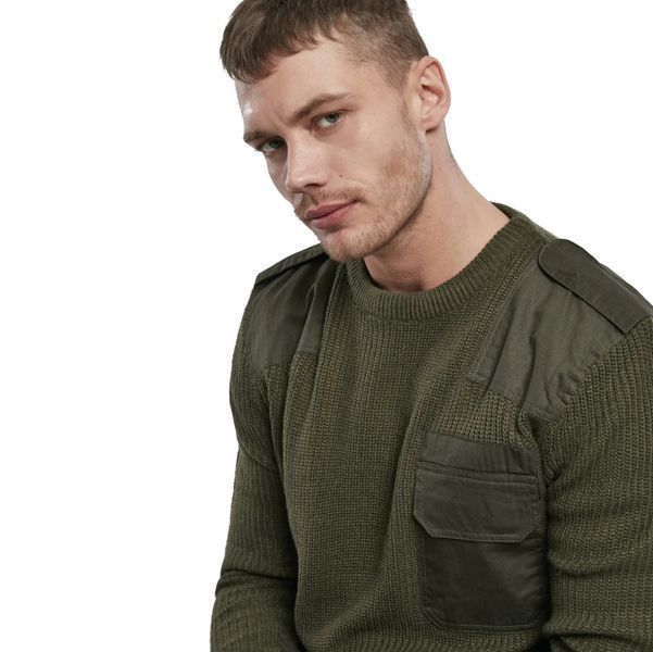 Тактический свитер Brandit размер 3XL цвет олива 1006 фото