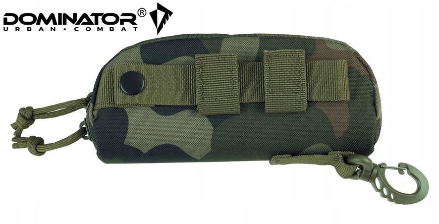 Футляр для очков Dominator жесткий 18&times;8&times;6 см MOLLE камуфляж с карабином липучкой для солнцезащитных и защитных очков 2830 фото