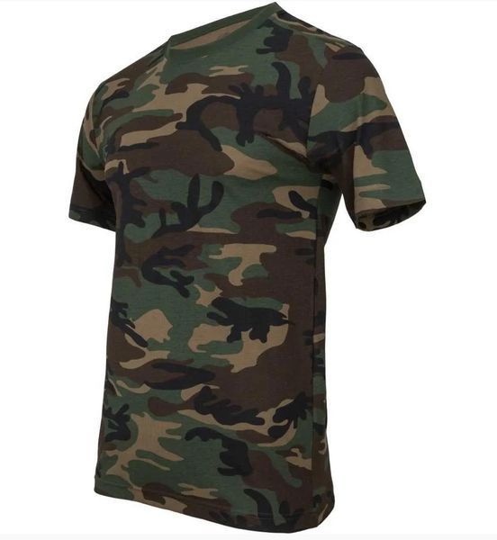 Армейская летняя футболка Woodland, футболка Brandit, камуфляжная футболка XL 2200849909 фото