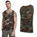 Камуфлляжная армейская летняя майка Brandit Woodland, футболка без рукавов Brandit XXL 2199814542 фото 3