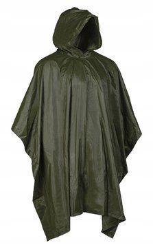 Плащ дождевик MilTec Poncho Vinyl универсальный оливковый водонепроницаемый 2067 фото