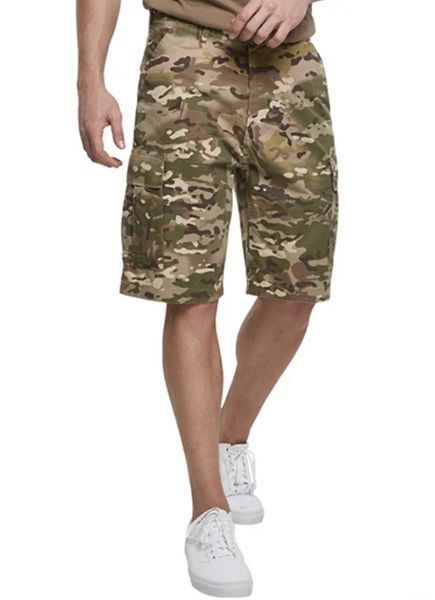 Тактические летние шорты Brandit мультикам выше колен BDU Ripstop Shorts XXL 2177870224 фото